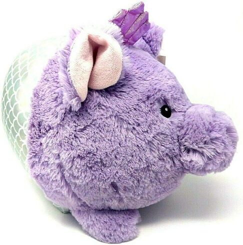 Your Zone Jumbo Plush Purple Simmering Mermaid Piggy Pig Bank in Saudi Arabia