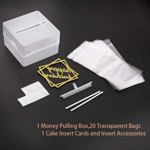 ليترتون قابل لإعادة الاستخدام وسحب الأموال غير السامة صندوق النقود البلاستيك مستلزمات تزيين الحفلات in Kuwait