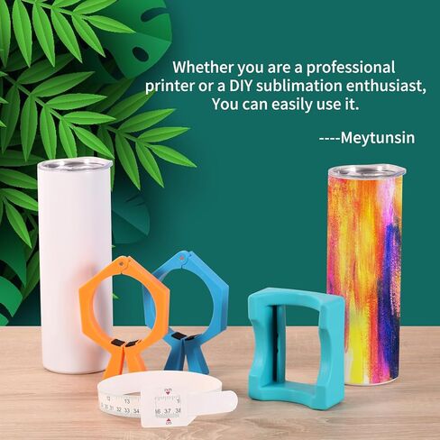 Meytunsin Pinch Perfect Tumbler Clamp، أداة التسامي البهلوان، لفراغات التسامي 20 أونصة، البهلوانات قرصة المشبك المثالي لمستلزمات الورق والزجاج التسامي in Kuwait