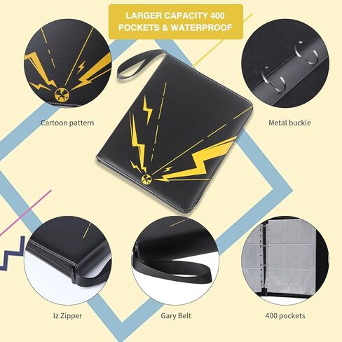 حافظة بطاقات تحتوي على 9 جيوب، تناسب 900 بطاقة مع 50 أكمام قابلة للإزالة، حافظة بطاقات تجارية بأكمام، حافظة بطاقات بيسبول، حافظة بطاقات رياضية، ألبومات بطاقات تجارية قابلة للتجميع in Kuwait
