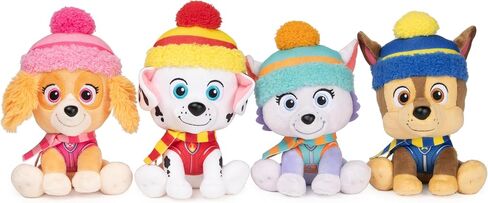 GUND PAW Patrol Holiday Winter Everest في وشاح وقبعة، لعبة قطيفة مرخصة رسميًا للأعمار من 1 فما فوق، 6 بوصات in Saudi Arabia