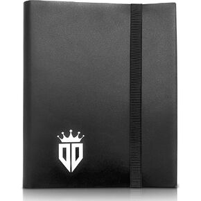 Dingas Direct - 9 Pocket Card Binder, 20 Black Ultra Quality Page Sleeves, 360 Side Loading Trading Card Binder, Exceptional Sports Card Binder with Elastic Strap Closure. (White) in Saudi Arabia