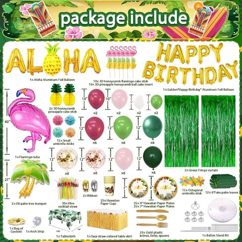 299 Pcs Mermaid Birthday Decorations, Mermaid Party Decorations Kit - Disposable Dinnerware Set with 25 Guests, Backdrop, Balloon, Banner, Tablecloth, Knives, Forks, Spoons, CakeTopper in Kuwait