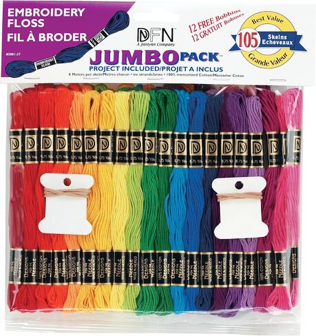 Janlynn Jumbo Pack 105 Skein Embroidery Floss in Saudi Arabia