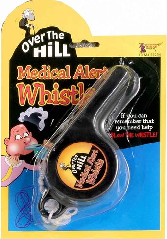 Forum Novelties Over The Hill Medical Alert Whistle Gag Gift in Saudi Arabia