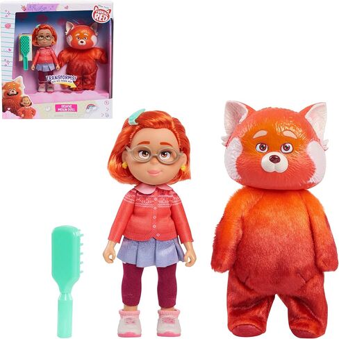 Disney and Pixar Turning Red Deluxe Meilin 6-inch Doll with Panda Outfit, Officially Licensed Kids Toys for Ages 3 Up by Just Play in Saudi Arabia