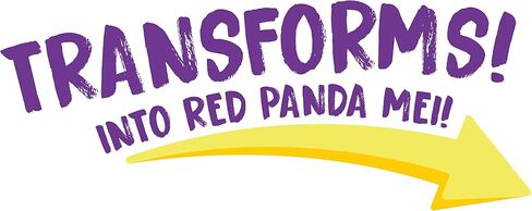 Disney and Pixar Turning Red Deluxe Meilin 6-inch Doll with Panda Outfit, Officially Licensed Kids Toys for Ages 3 Up by Just Play in Saudi Arabia