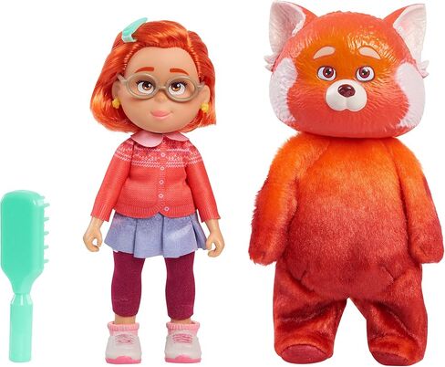 Disney and Pixar Turning Red Deluxe Meilin 6-inch Doll with Panda Outfit, Officially Licensed Kids Toys for Ages 3 Up by Just Play in Saudi Arabia
