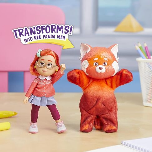 Disney and Pixar Turning Red Deluxe Meilin 6-inch Doll with Panda Outfit, Officially Licensed Kids Toys for Ages 3 Up by Just Play in Saudi Arabia