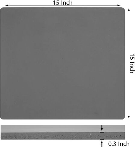 QTLCOHD 11x15 Inch Heat Press Pad Mat 0.3 Inch Thickest Silicone Pad Easy Press Mat for Heat Press Machine Flat Heat Transfer Press Replacement Pad Blue in Kuwait