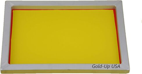 Gold Up USA Inc Aluminum Screen Printing Screens, Size 10 x 14 Inch Pre-Stretched Silk Screen Frame (160 White Mesh) in Kuwait