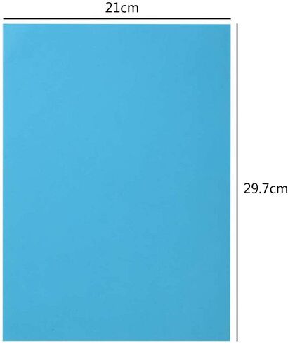 Color A4 Paper, 100 Pcs A4 DIY Craft Origami Paper for Coloured Printer Paper, DIY Arts, Crafts, Paper Cutting(10 Colors) in Saudi Arabia