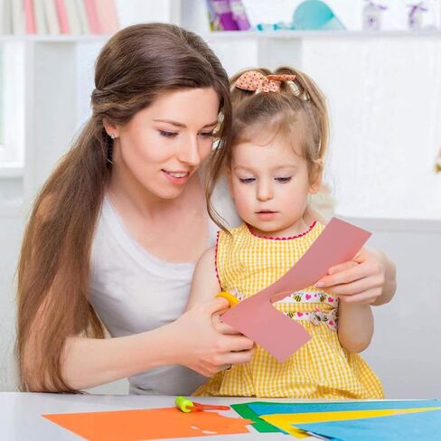 Color A4 Paper, 100 Pcs A4 DIY Craft Origami Paper for Coloured Printer Paper, DIY Arts, Crafts, Paper Cutting(10 Colors) in Saudi Arabia
