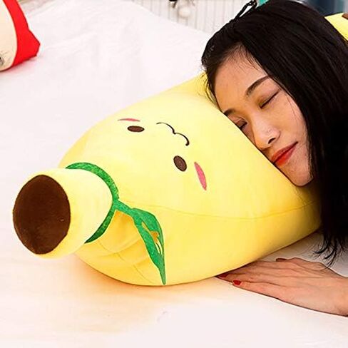 JZENZERO Banana Stuffed Animal, Plush Toys Banana Pillow Long Pillow Sleeping Doll Plush Cute Doll Boy Girl Birthday Present 35/50/70/80/110cm in Saudi Arabia