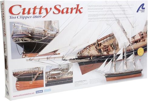 Artesanía Latina - مجموعة نماذج السفينة الخشبية - ماكينة قص الشاي، كاتي سارك - موديل 22800، مقياس 1:84 - نماذج للتجميع - مستوى الخبراء in Kuwait