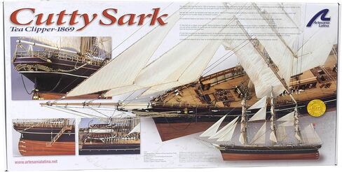 Artesanía Latina - مجموعة نماذج السفينة الخشبية - ماكينة قص الشاي، كاتي سارك - موديل 22800، مقياس 1:84 - نماذج للتجميع - مستوى الخبراء in Kuwait