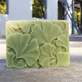 GreatMold Beautiful Flower DIY Soap Mold Leaves Handmade Flower Rectangle Soap Making Mold Silicone Floral Molds for Scented Candle Cake Mousee Resin Art Crafts Mould