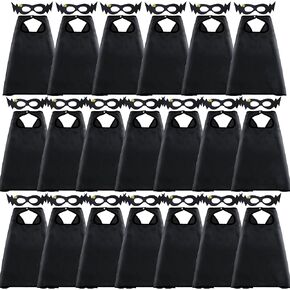 D.Q.Z Superhero-Capes for Kids 20 Sets, Group Super Hero Costume Toys for Boys Girls School Role Play Birthday Party