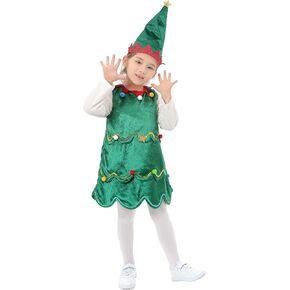 زي Funivals لعيد الميلاد للأطفال مع إكسسوارات، زي عيد الميلاد للهالوين من قطعة واحدة للأولاد والبنات in Kuwait