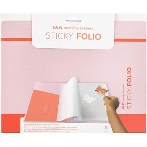 We R Memory Keepers Makers Sticky Folio (Blush), Make Your Own Stickers
