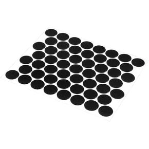 Prime-Line KD 16082 Black Screw Hole Covers, Self-Adhesive, Textured, Plastic (53 Per Sheet) in Saudi Arabia