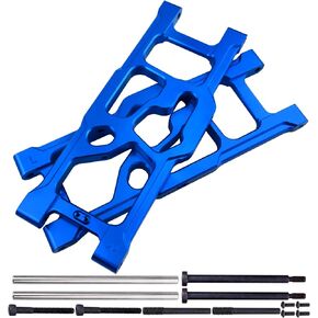 Aluminum Rear Lower Suspension Arms for ARRMA Kraton 8S BLX 1/5 Scale RC Truck (1 Pair), Replaces ARA330590 Upgrades (Blue)