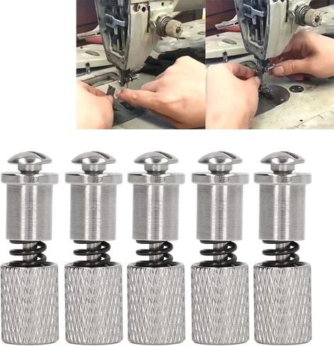 Spring Presser Foot Clamp, 5Pcs Spring Foot Clamp Sewing Machine Needle Presser Foot Sewing Machine Change Screws Clamps in Saudi Arabia