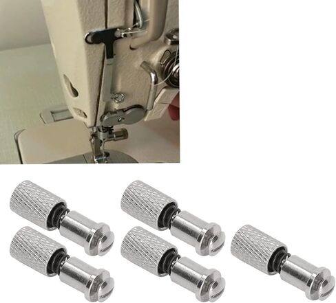 Spring Presser Foot Clamp, 5Pcs Spring Foot Clamp Sewing Machine Needle Presser Foot Sewing Machine Change Screws Clamps in Saudi Arabia