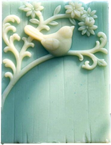 GreatMold Beautiful Flower DIY Soap Mold Leaves Handmade Flower Rectangle Soap Making Mold Silicone Floral Molds for Scented Candle Cake Mousee Resin Art Crafts Mould in Kuwait
