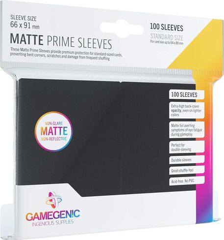 Matte Prime Sleeves: Blue (Pack of 2) in Saudi Arabia