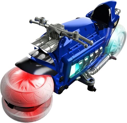 Mindscope Blue HoverCycle Radio Control Stunt Action Light Up LED Vehicle 49 MHz in Kuwait