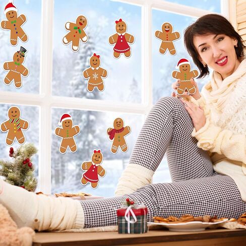 59 Ft Christmas Gingerbread Bulletin Board Border, Christmas Gingerbread Man Bulletin Board Border Trim Cutouts for Winter Christmas School Classroom Bulletin Board Decorations, 60PCS in Saudi Arabia