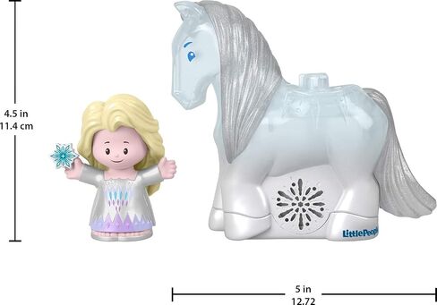 Fisher-Price Little People Toddler Toys Disney Frozen Elsa & Nokk Figure Set with Lights & Sounds for Preschool Kids Ages 18+ Months in Saudi Arabia