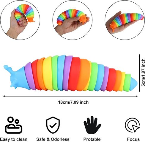 4 حزمة فيدجيت سبيكة لعبة ثلاثية الأبعاد مفصلية تمتد سبيكة تململ لعبة سبيكة تململ لعبة تململ لعبة تخفيف التوتر للأطفال والكبار المصابين بالتوحد، ومكافحة القلق الحلزون الإغاثة سبيكة اللعب للأطفال هدايا عيد ميلاد in Kuwait