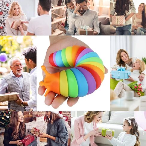 4 حزمة فيدجيت سبيكة لعبة ثلاثية الأبعاد مفصلية تمتد سبيكة تململ لعبة سبيكة تململ لعبة تململ لعبة تخفيف التوتر للأطفال والكبار المصابين بالتوحد، ومكافحة القلق الحلزون الإغاثة سبيكة اللعب للأطفال هدايا عيد ميلاد in Kuwait