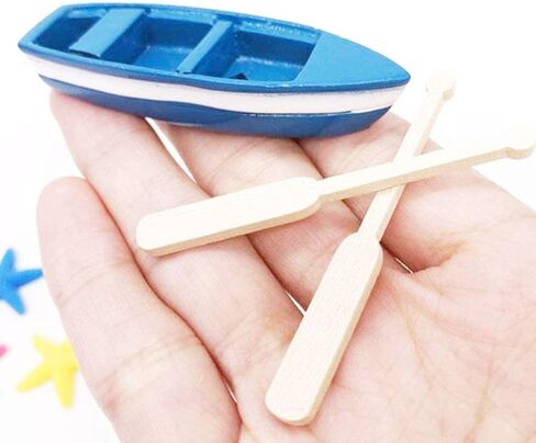 5 Pcs Mini Figurine Marine Mini Fishing Boat Miniature Moss Micro Landscape Boat Ornaments Nautical Landscape Decor for DIY Craft Accessories in Saudi Arabia
