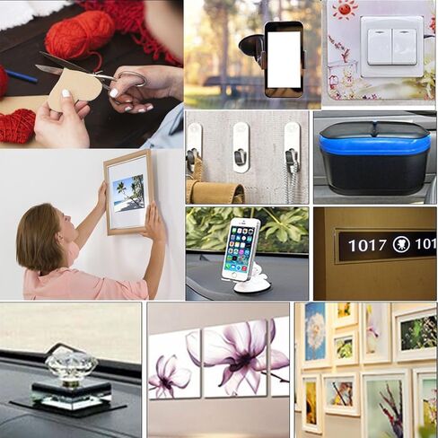 ملصق لاصق مزدوج الجوانب مصنوع من إسفنج أبيض قوي للتثبيت من CBTONE 50 قطعة in Kuwait