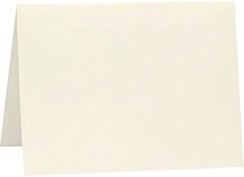 بطاقات مطوية من LUXPaper A1 | 3 1/2 بوصة × 4 7/8 بوصة | طبيعي | 80 رطل. الغلاف | 50 الكمية in Saudi Arabia
