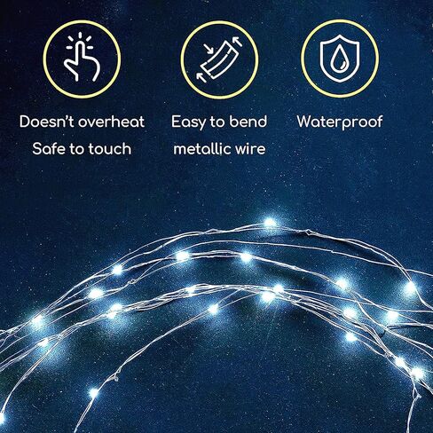 10 PACKS LED Bobo Balloons, Clear Light Up Balloons,Helium Glow Bubble Balloons with String Lights for Party Birthday Wedding Quinceanera Decorations (Cold White) in Kuwait
