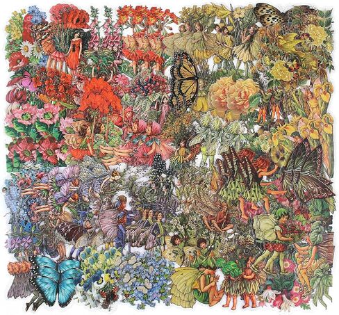 Dizdkizd Cute Fairy Stickers for Journaling, Transparent Flower Fairy Butterfly Stickers for Scrapbooking, Card Making, Planner, DIY Crafts, Resin Art - 180 Pieces in Saudi Arabia