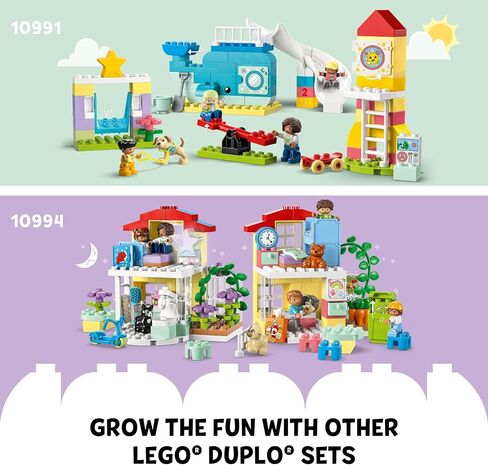 LEGO DUPLO 3in1 Tree House 10993 Creative Building Toy for Toddlers, Includes 8 Figures for Teaching Social Skills, Playing Together and Group Play, Great Birthday Gift for Kids in Saudi Arabia