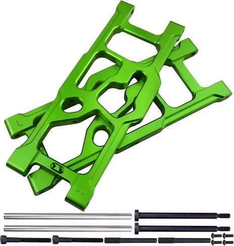 أذرع التعليق السفلية الخلفية من الألومنيوم من GoHobby لشاحنة ARRMA Kraton 8S BLX بمقياس 1/5 RC (زوج واحد)، تحل محل ترقيات ARA330590 (أزرق) in Saudi Arabia
