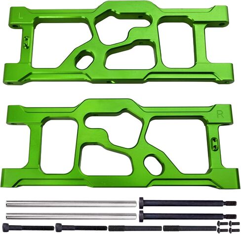 أذرع التعليق السفلية الخلفية من الألومنيوم من GoHobby لشاحنة ARRMA Kraton 8S BLX بمقياس 1/5 RC (زوج واحد)، تحل محل ترقيات ARA330590 (أزرق) in Saudi Arabia