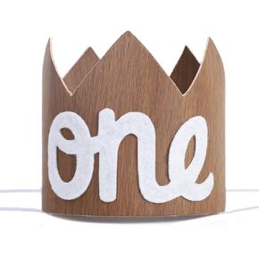 1st Birthday Cake Topper - Wild One Cake Topper，Wood Cake Topper for First Birthday Boy or Girl, Safari Party, birthday cake decoration. One year old wild.(Wild One)