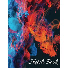 large Sketch Book (8.5x11) Drawing, Notes, Doodle: full size sketch book glossy cover quality paper drawing book doodles in Kuwait