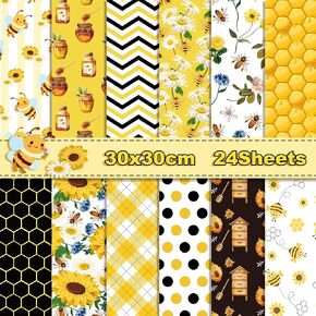 WLXTREE Boho Pattern Scrapbook Paper,24 Sheets 12 Designs Folded Flat Scrapbooking Paper Double Sided Colorful Decorative Craft Scrap Book Paper For Card Making Art Photo Album,12x12 Inch