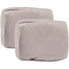 ReArt High Fire Pottery Clay Beige 20LBs Cone 06-10 for Wheel Throwing and Hand Building Pottery Clay for Sculpting All-Purpose Modeling Clay (20Lb) in Kuwait