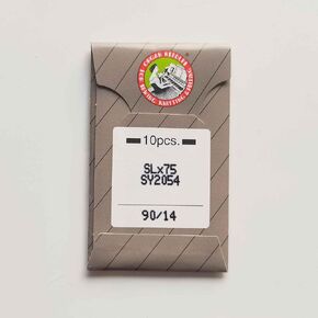 HONEYSEW 10PCS SLX75 SY2054 Organ Serger Overlock Sewing Machine Needle for Singer 14U Sharp (SY2054 12+14)