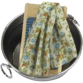 الكنز المعلمون 1:12 مقياس حوض غسيل دمية ملحق مصغرة حوض الغسيل الجنية حديقة ديكور in Kuwait