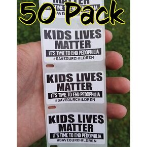 handmade 50Pcs Kids Lives Matter END PEDOPHILIA Stickers #saveourchildren Save Our Children Kids